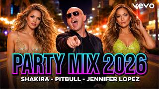 Shakira x Pitbull x Jennifer Lopez - No Limits, Just Fire!! - EDM Party Mix 2026 ( Ai Music)