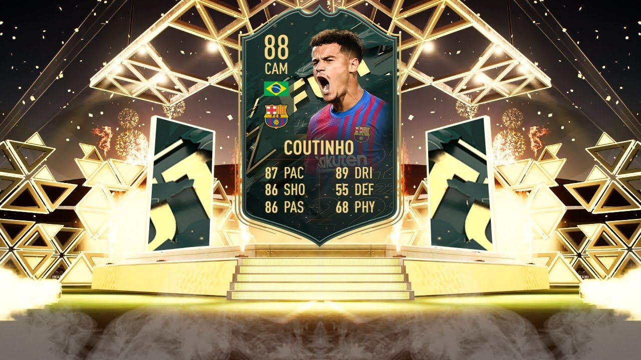 IS HE WORTH 200K !? FIFA 22 WILDCARD COUTINHO PLAYER REVIEW