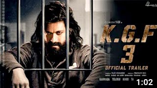 KGF Chapter 3 Official Teaser | Yash | Prasanth Neel | Kgf 3 Trailer