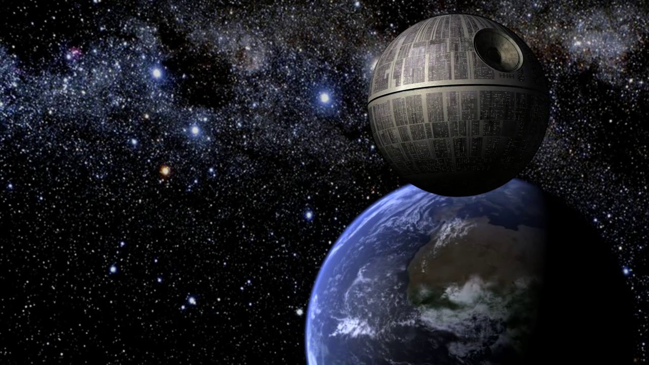 space / Star wars animated background with no music - YouTube