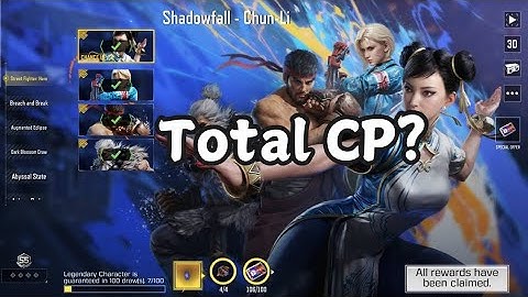 Street Fighter Hero Lucky Draw: Total CP for all 4 Legendary Street Fighter Characters in Codm?