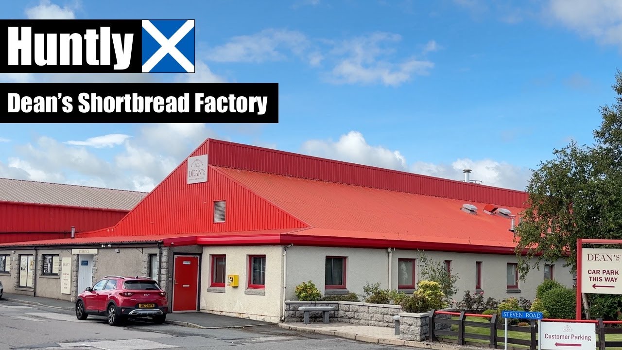 A quick visit to Dean's of Huntly shortbread factory & Bistro - YouTube
