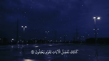 استمع إلى أجمل تلاوة خاشعة من كلام الله، ترتل القلوب وتخشع لها الأرواح."❤️🍂