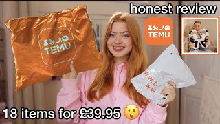 TEMU HAUL | 18 items for £39.95 😲 HONEST REVIEW!! | Ruby Rose UK