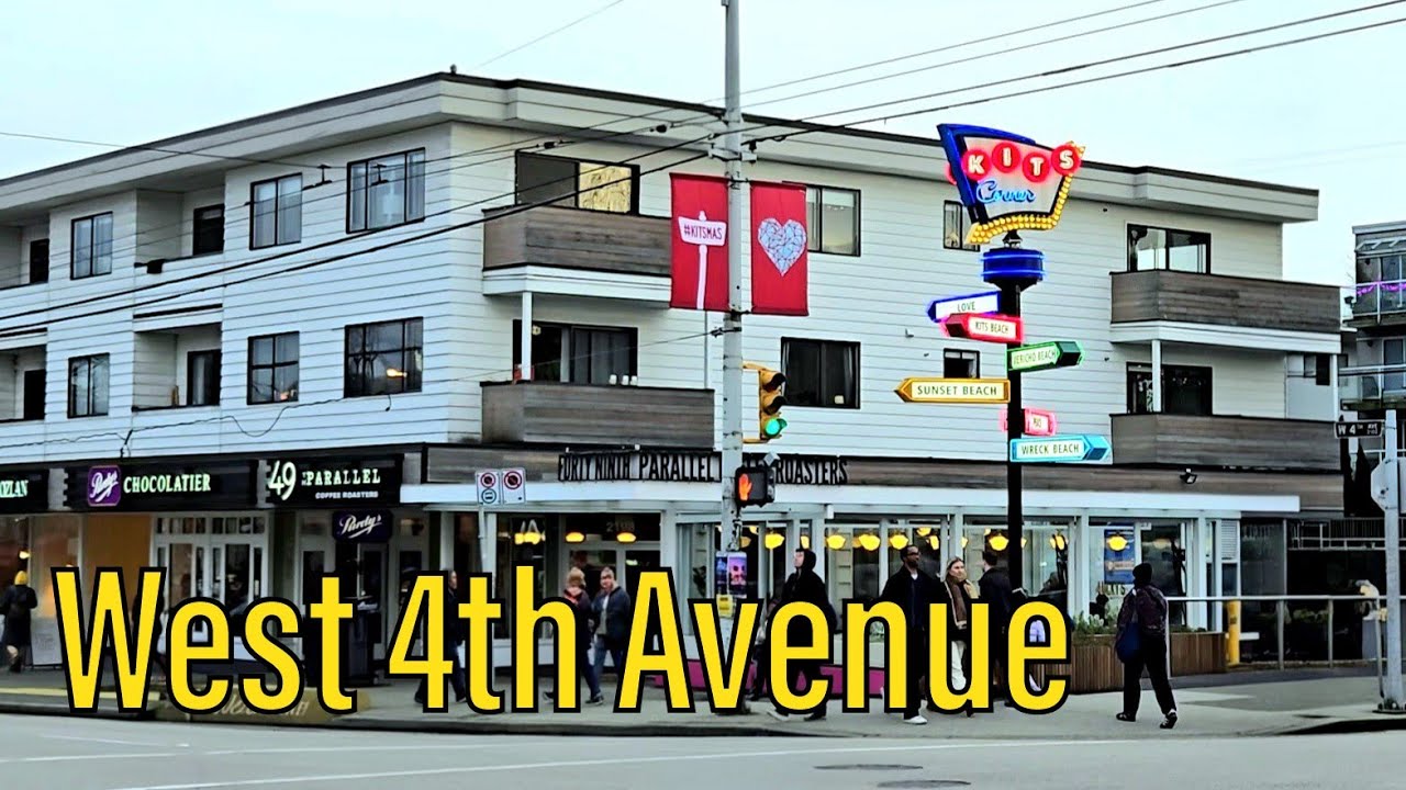 West 4th Avenue in Vancouver 
