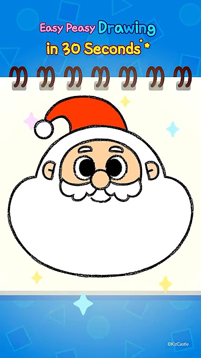 Santa Claus Is Missing! 🖍️ Easy Peasy Drawing in 30 Seconds #JunyTony #Shorts