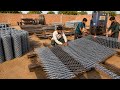 Mass Production of Wire Mesh Chain Link Fence! Incredible Industrial Process | Shop Security Wire