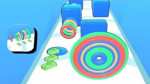 Hoop Stack Run 3D - All Levels Gameplay (iOS & Android) Part 16