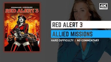 Red Alert 3 4K - Allied Mission 1 - Brighton Beach - Ride of the Red Menace - Moeilijk