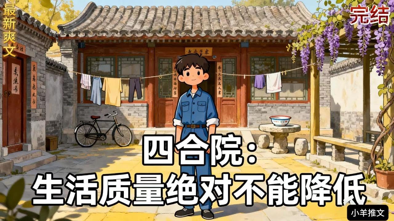 完结《四合院：生活质量绝对不能降低》陆璟彦胎穿四合院时间，没有系统任务恶心人。他不想做出一番什么事业，只想好好生活，把大哥留下的侄子侄女养大成人……#小说  #推文  #重生 #爽文 #有聲