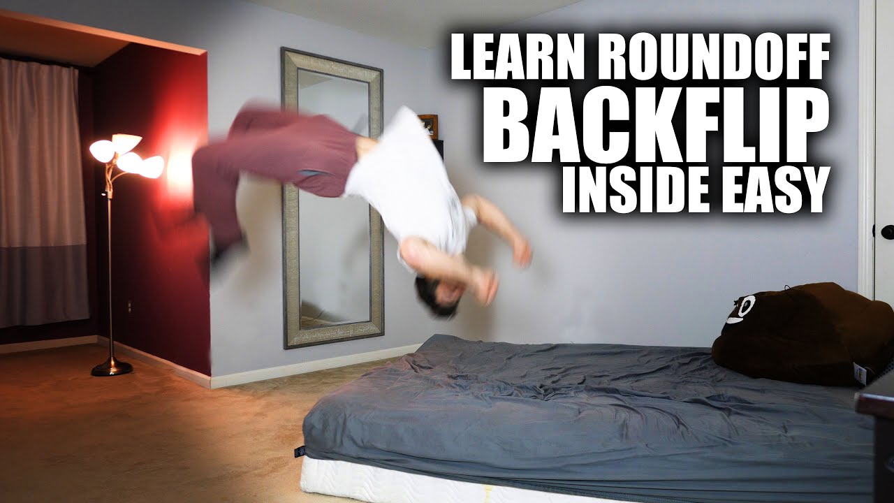 Learn Roundoff Backflip – In Home Parkour – No Fear Progression