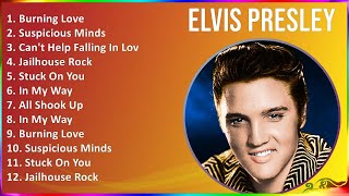 Elvis Presley 2024 MIX Grandes Exitos  Burning Love, Suspicious Minds, Can't Help Falling In Lo...