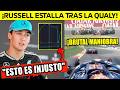 🚨BOMBA💥 RUSSELL ESTALLA!🤬 "ESTO es INJUSTO, NO PUEDO LUCHAR"🔥 La PELIGROSA MANIOBRA de RED BULL😱 MAX
