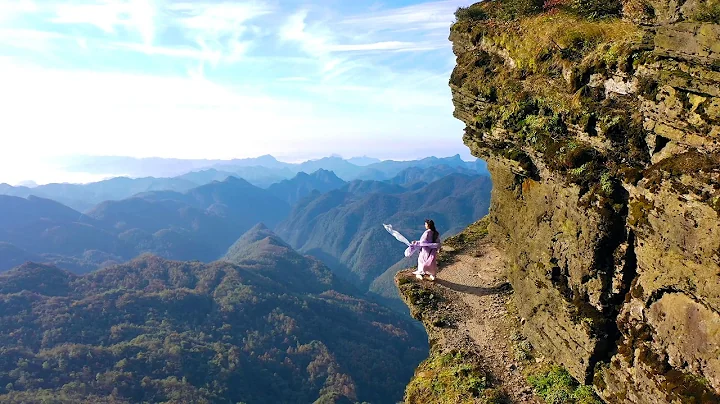 The thousand-meter-high ancient plank road is so thrilling - 天天要闻