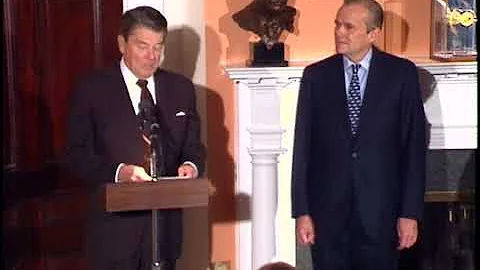 President Reagan's Remarks at the Swearing-in Cere...