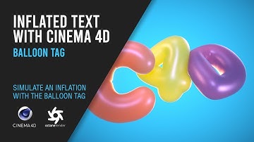 Inflated Text with Cinema 4D