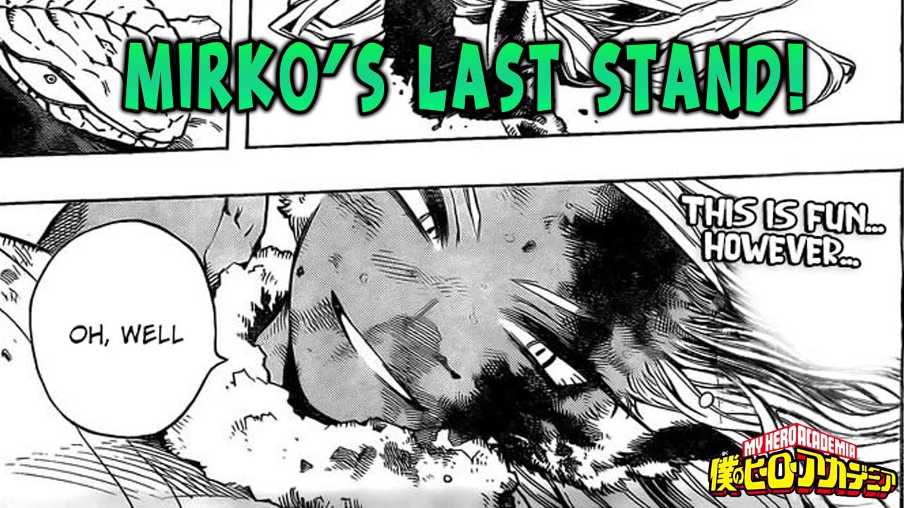 images My Hero Academia Chapter 267 my hero academia chapter 267 review mirko s last stand boku no hero 267 discussion