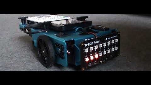 KITT animation / TI-RGB Array + TI-Innovator Hub + TI-83 Premium CE