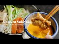 Easy  healthy chicken sukiyaki recipe ready in under 10 minutes