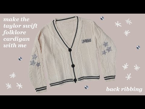 taylor swift folklore cardigan knitting tutorial 