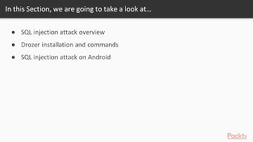SQL injection attack on Android