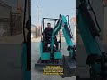 Mini excavators are easy to learn; even beginners can get started in just five minutes. #digger
