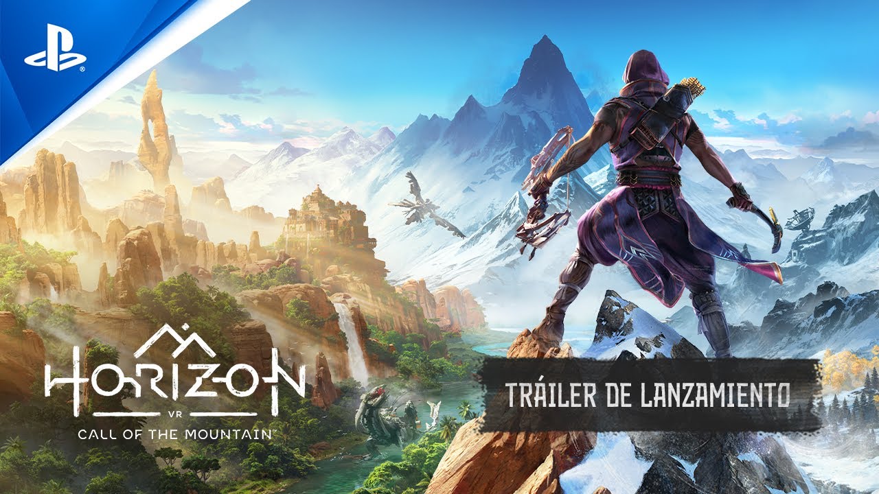 Gafas de realidad virtual 4K, controles + juego horizon call of the  mountain online PS