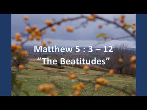 Matthew 5:3-12, The