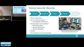 COSIC Course 2024: "An Introduction to Hardware Hacking: Tools and..." (Lennert Wouters, COSIC)