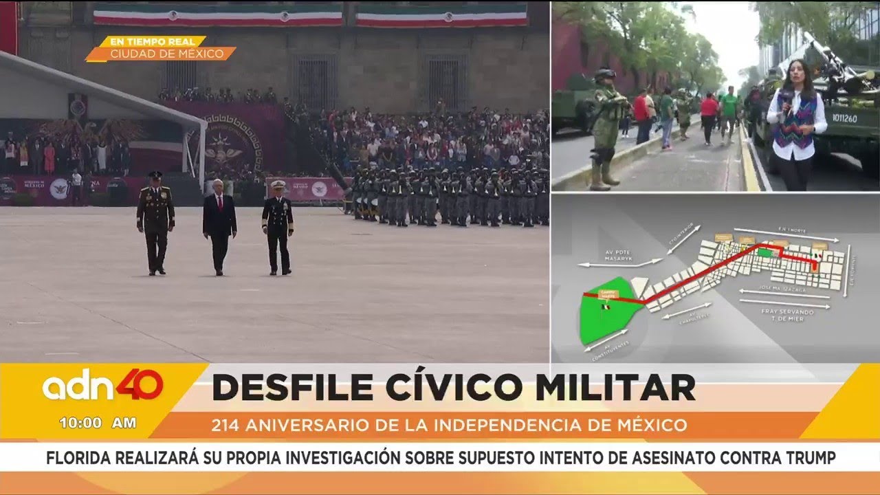 Así se vivió el desfile militar del 16 de septiembre en la CDMX - YouTube