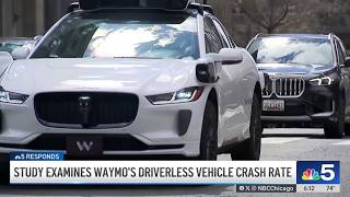 Study examines Waymo's driverless vehicle crash rate