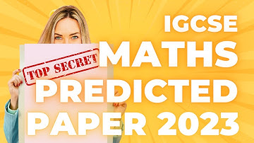 IGCSE Mathematics Predicted Paper 2023 Edexcel Paper 2