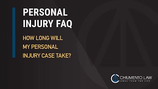 Florida Personal Injury FAQ: How Long Will My Personal Injury Case Take?