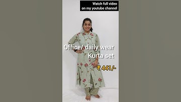 #kurta sets under ₹ 593/-#meesho haul#watch Full video on my youtube channel to buy them.