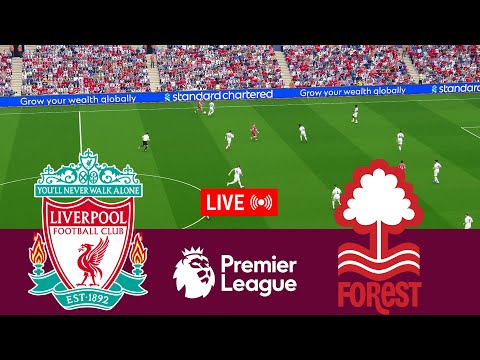LIVE Liverpool Vs Nottingham Forest Premier League 25 26 Full Match Video Game Simulation