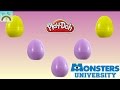 Monsters University Surprise Egg Play Doh Art