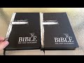 A Bible with BLACK PAGES! Check out this monochrome New Testament!