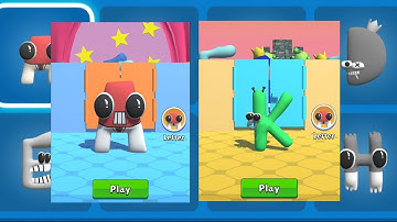 Merge ALPHABET LORE run -Door Alphabet ,a battle of letters Part 12