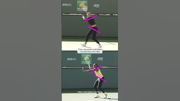 Aryna Sabalenka vs Coco Gauff - Forehand Comparison🔥🎾