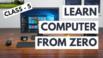 Learn Computer From Zero at Home - Basic Computer Course Class 5
