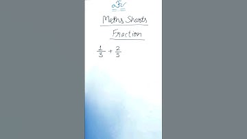 Fraction | How to add and subtract Fractions #shorts #fraction #math