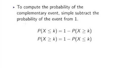 Normal Distribution : The Complement Rule