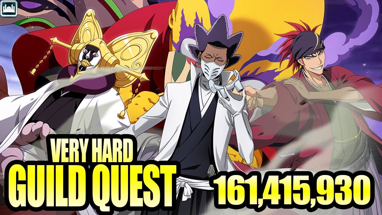 BEATING VERY HARD QUINCY GUILD QUEST! YAMAMOTO VS BALGO LEAD IN GUILD QUEST!  Bleach: Brave Souls! 