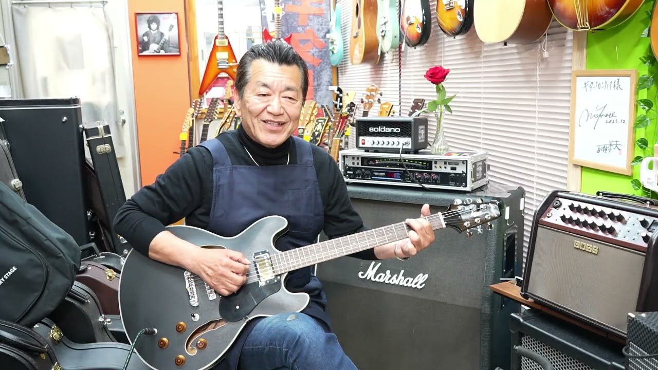 初心者にもお手頃なセミアコ AriaproⅡ TA-TR1 - YouTube