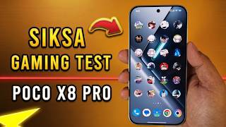Poco X8 Pro 12/512GB Siksa Full Gaming Test Game Berat Android Rata kanan Mediatek Dimensity 8500