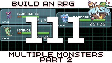 Monster Tamer - RPG Tutorial with Phaser 3 - Ep. 111 - Multiple Monsters Part 2 #monstertamer