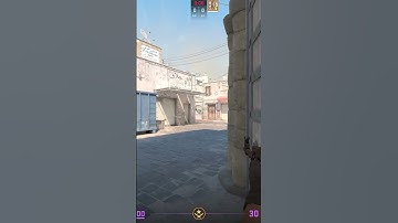 SELF POP Flash For RETAKE LONG On Dust 2 In CS2 #cs2 #shorts