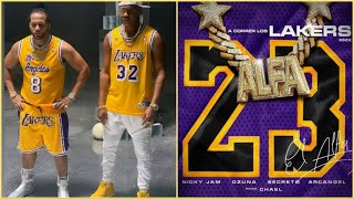 A Correr Los Lakers Remix - El Alfa Ft Nicky Jam, Ozuna, Arcangel ❌ Secreto El Famoso Biberon