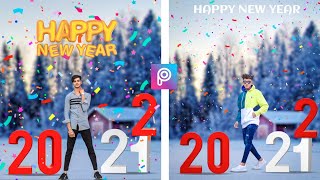 PicsArt:- Happy New Year Photo Editing Tutorial|| Happy New Year Special | #snapseed #shorts screenshot 4