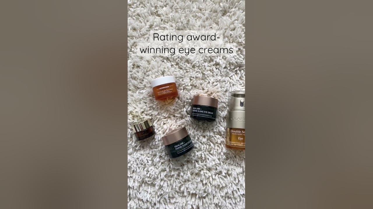 Rating award-winning eye creams - 20s Skincare #shorts 